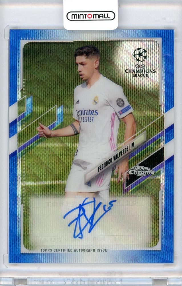 ミントモール / MINT 札幌店 / 2020-21 TOPPS Chrome UEFA Champions League Soccer  Federico Valverde Chrome Autograph Blue Wave 75枚限定 /57