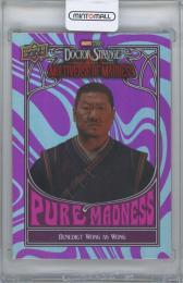 2023 UPPER DECK Doctor Strange in the Multiverse of Madness Pure Madness SP / BENEDICT WONG as WONG