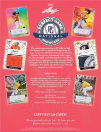 MLB 2023 LEAF PERFECT GAME NATIONAL SHOWCASE HOBBY