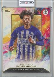 2023-24 Topps Inception UEFA Club Competitions Kaoru Mitoma Star Quality #63 Brighton and Hove Albion