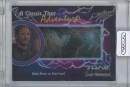 2023 UPPER DECK Thor Love and Thunder A Classic Thor Adventure T4 / CHRIS PRATT as STAR-LORD