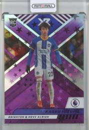 2022-23 Panini Chronicles English Premier League Kaoru Mitoma Purple Astro #107 Brighton and Hove Albion