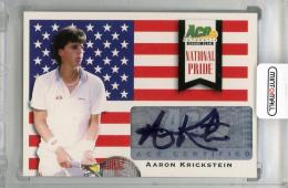 2013 LEAF Ace Authentic Grand Slam Aaron Krickstein National Pride Autographs #NPAK4