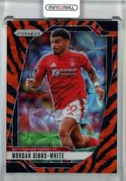 2024-25 Panini Prizm Premier League Soccer Morgan Gibbs-White Choice Tiger Stripe Prizms/#255 Nottingham Forest FC