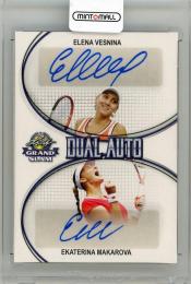 2018 LEAF Grand Slam Tennis Elena Vesnina / Ekaterina Makarova Dual Autographs #DA14