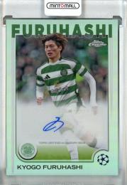 2024-25 Topps Chrome UEFA Club Competitions Kyogo Furuhashi Chrome Autographs/#CA-KF Celtic FC