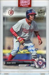 2019 Archives Signature Series 直筆サインカード JUAN SOTO 4/4