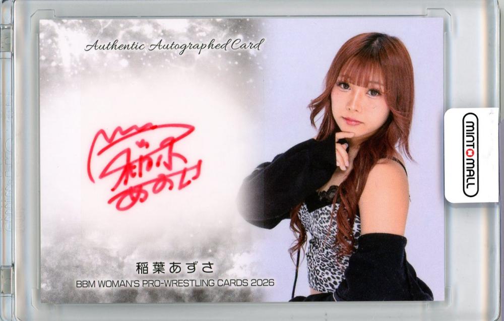 パブロ　稲葉あずさ 等身大タペストリー 2025　女子プロレス　HATE ミントモール / MINT 吉祥寺店 / 2026 BBM 女子プロレス 稲葉あずさ
