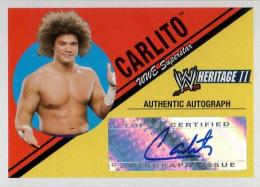 2006 Topps WWE Heritage  Carlito Autographs