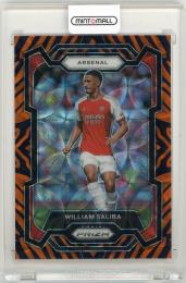 2023-24 PANINI Prizm Premier League William Saliba Tiger Stripe Choice Prizms Parallels 【#21】 Arsenal