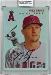 2023 Topps Chrome Platinum Anniversary Mike Trout Refractor Los Angeles Angels