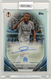 2023-24 TOPPS UEFA Club Competition Pierre-Emerick Aubameyang Autograph【A-PA】 Olympique de Marseille