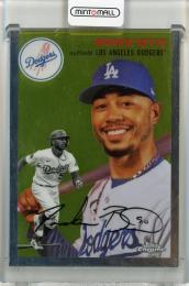 2023 Topps Chrome Platinum Anniversary Mookie Betts Base Los Angeles Dodgers