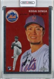 2023 Topps Chrome Platinum Anniversary Kodai Senga Base New York Mets