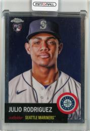 2022 Topps Chrome Platinum Anniversary Julio Rodriguez Base Seattle Mariners