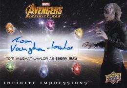 2018 Avengers Infinity War  Tom Vaughan-Lawlor as Ebony Maw E Infinite Impressions Autographs