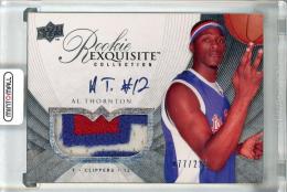 2007-08 Upper Deck Exquisite Collection Al Thornton Patch Autographs #92 RC【077/225】 Los Angeles Clippers