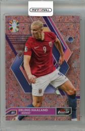 2023 TOPPS Finest Road to UEFA Euro 2024 Erling Haaland Gold Mini-Diamonds Refractors #55【18/50】 Norway