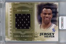2015 Sportkings Vault  David Robinson Single Memorabilia Silver #SM9 9/15