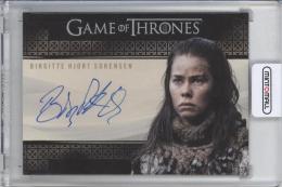 2021 RITTENHOUSE GAME OF THRONES IRON ANNIVERSARY  Birgitte Hjort Sorensen as Karsi Autograph Card