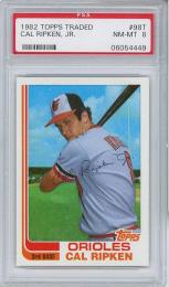 1982 TOPPS Traded Cal Ripken Jr. #98T【PSA8 NM-MT】