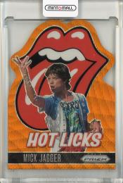 2025 Panini Prizm The Rolling Stones Mick Jagger Hot Licks Die-Cuts Prizms Orange Wave #6【189/199】