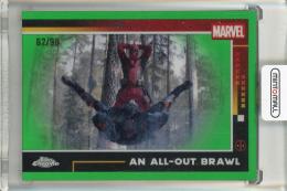2025 Topps Chrome Deadpool An All-Out Brawl Green Refractors #52【62/99】