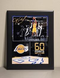 Kobe Bryant Los Angeles Lakers Fanatics Authentic 10.5" x 13" 60 Point Finale Sublimated Plaque