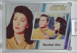 2017 RITTENHOUSE The Women of Star Trek 50th Anniversary Number One and Christopher Pike Base/Printing Plates/#2