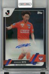 Topps Jリーグ フラッグシップ 2023 三戸舜介 直筆サインカード Black Foil【04/10】 アルビレックス新潟