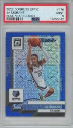 2022-23 Donruss Optic Basketball Ja Morant Base/Blue Mojo Choice/#176【12/24】【PSA9】 Memphis Grizzlies