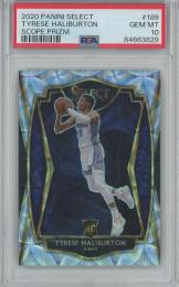 2020-21 Panini Select Basketball Tyrese Haliburton Base/Scope Prizm/RC/#189【PSA10】 Sacramento Kings