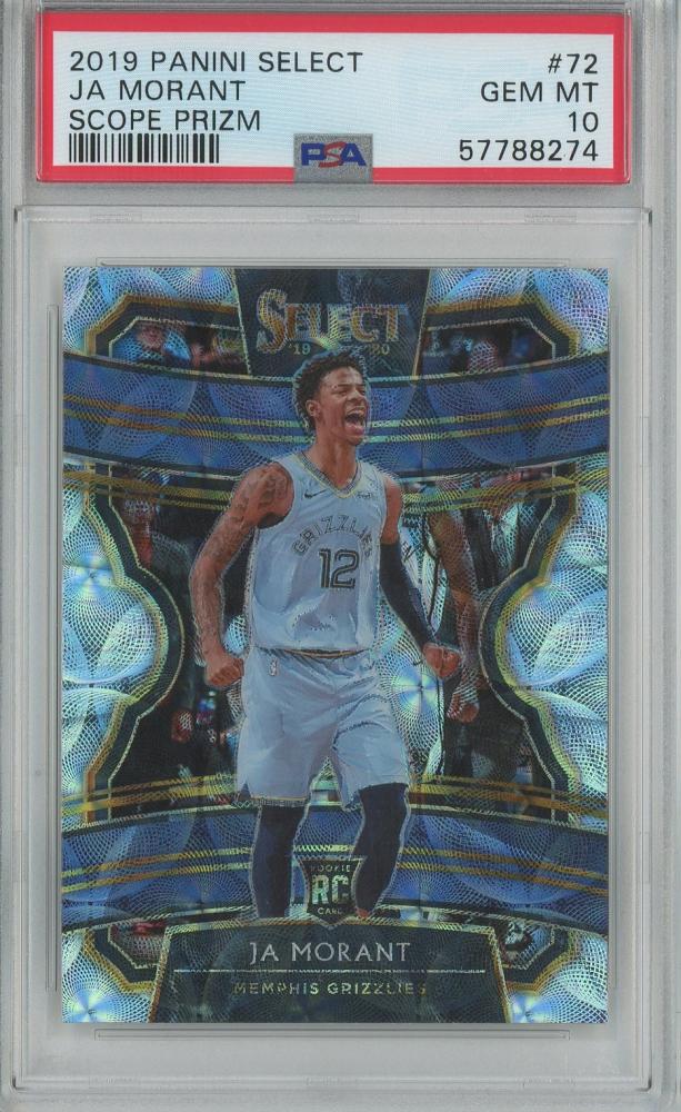 ミントモール / MINT 池袋店 / 2019-20 Panini Select Basketball Ja Morant Base/Scope  Prizm/RC/#72【PSA10】 Memphis Grizzlies