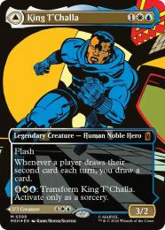 【MSH】【ENG】【Foil】〈399-M-WU〉《ティ・チャラ王/King T'Challa》ボーダーレス版(クラシック・コミック)