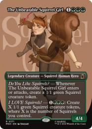【MSH】【ENG】【Foil】〈371-R-G〉《絶対無敵スクイレル・ガール/The Unbeatable Squirrel Girl》ボーダーレス版(ロゴ)