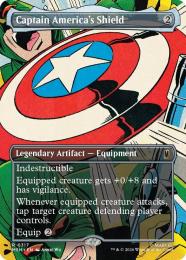 【MSH】【ENG】【Foil】〈317-R-N〉《キャプテン・アメリカの盾/Captain America's Shield》ボーダーレス版(計略)