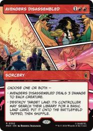【MSH】【ENG】【Foil】〈302-R-R〉《アベンジャーズ解散/Avengers Disassembled》ボーダーレス版(パネル)