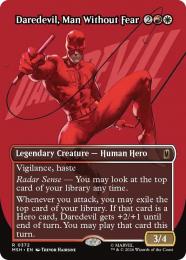 【MSH】【ENG】〈372-R-RW〉《恐れ知らずの男、デアデビル/Daredevil, Man Without Fear》ボーダーレス版(ロゴ)