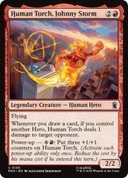 【MSH】【ENG】【Foil】〈136-U-R〉《ヒューマン・トーチ、ジョニー・ストーム/Human Torch, Johnny Storm》