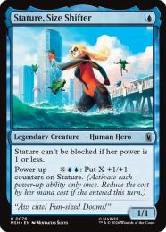 【MSH】【ENG】【Foil】〈076-U-U〉《サイズシフター、スタチュア/Stature, Size Shifter》