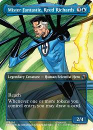 【MSH】【ENG】【Foil】〈320-U-U〉《ミスター・ファンタスティック、リード・リチャーズ/Mister Fantastic, Reed Richards》ボーダーレス版(計略)