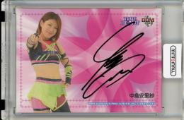 2017 BBM 女子プロレス True Heart  中島安里紗 直筆サインカード 68/95