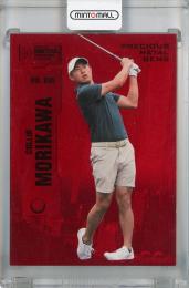 2022 Skybox Metal Universe Champions Multi-Sport Collin Morikawa Base Precious Metal Gems Red PMG #005 ※状態難【047/100】 Golf