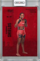 2022 Skybox Metal Universe Champions Multi-Sport Claressa Shields Base Precious Metal Gems Red PMG #037 【057/100】 MMA