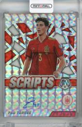 2021-22 Panini Mosaic FIFA Road to World Cup Pau Torres Scripts Mosaic #44 Auto Spain