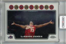 2008-09 Topps Chrome LeBron James Base #23 Cleveland Cavaliers