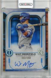 2022 Topps Tribute Whit Merrifield Autographs Blue #TA-WM【032/150】 Kansas City Royals