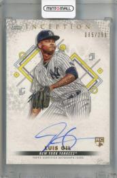 2022 Topps Inception Luis Gil Base Rookie and Emerging Stars Autograph #BRES-LGI RC【085/299】 New York Yankees