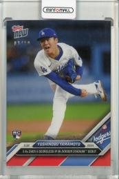 2024 Topps Now Yoshinobu Yamamoto Red #24【03/10】 Los Angeles Dodgers