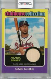 2024 TOPPS HERITAGE Ozzie Albies Clubhouse Collection Relics #CCR-OA Atlanta Braves